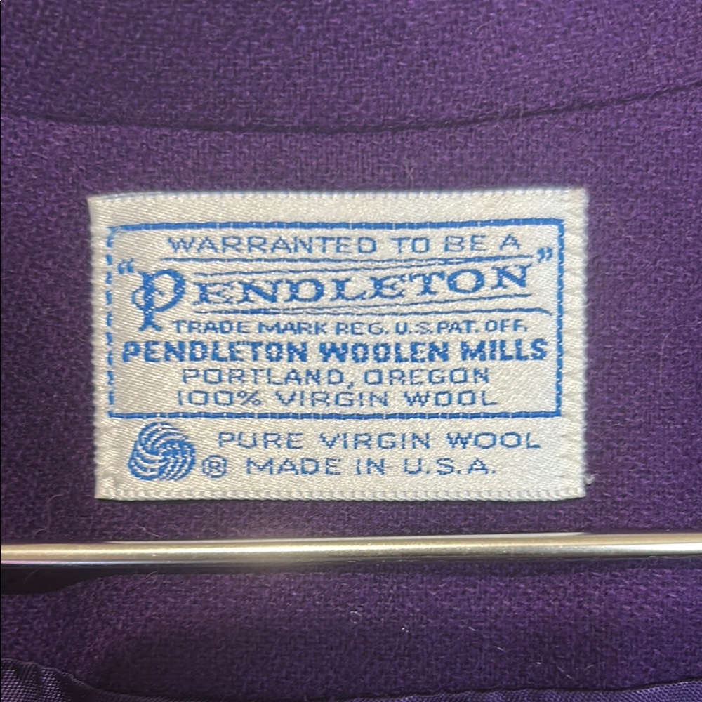 Pendleton Purple Blazer Structured Suit Jacket - image 2